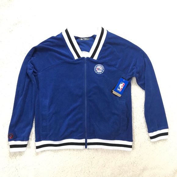 Official NBA Philadelphia 76ers Jacket M - Picture 1 of 7